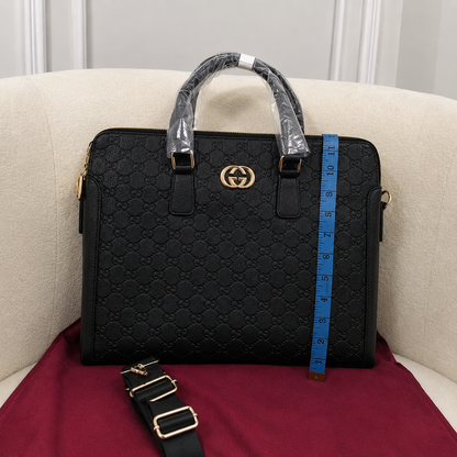 Gucci GG Embossed Premium Laptop Briefcase