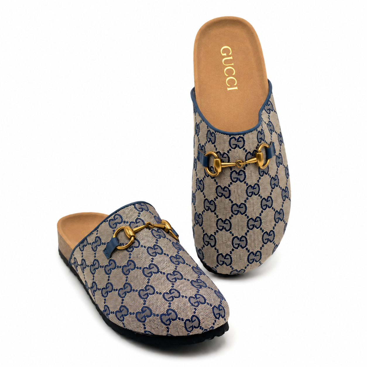 Gucci GG Horsebit Monogram Mule Loafers