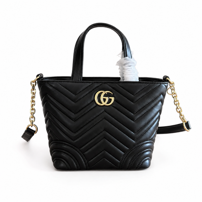 Gucci GG Marmont Chevron Mini Tote Bag