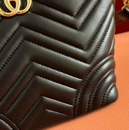 Gucci GG Marmont Chevron Mini Tote Bag
