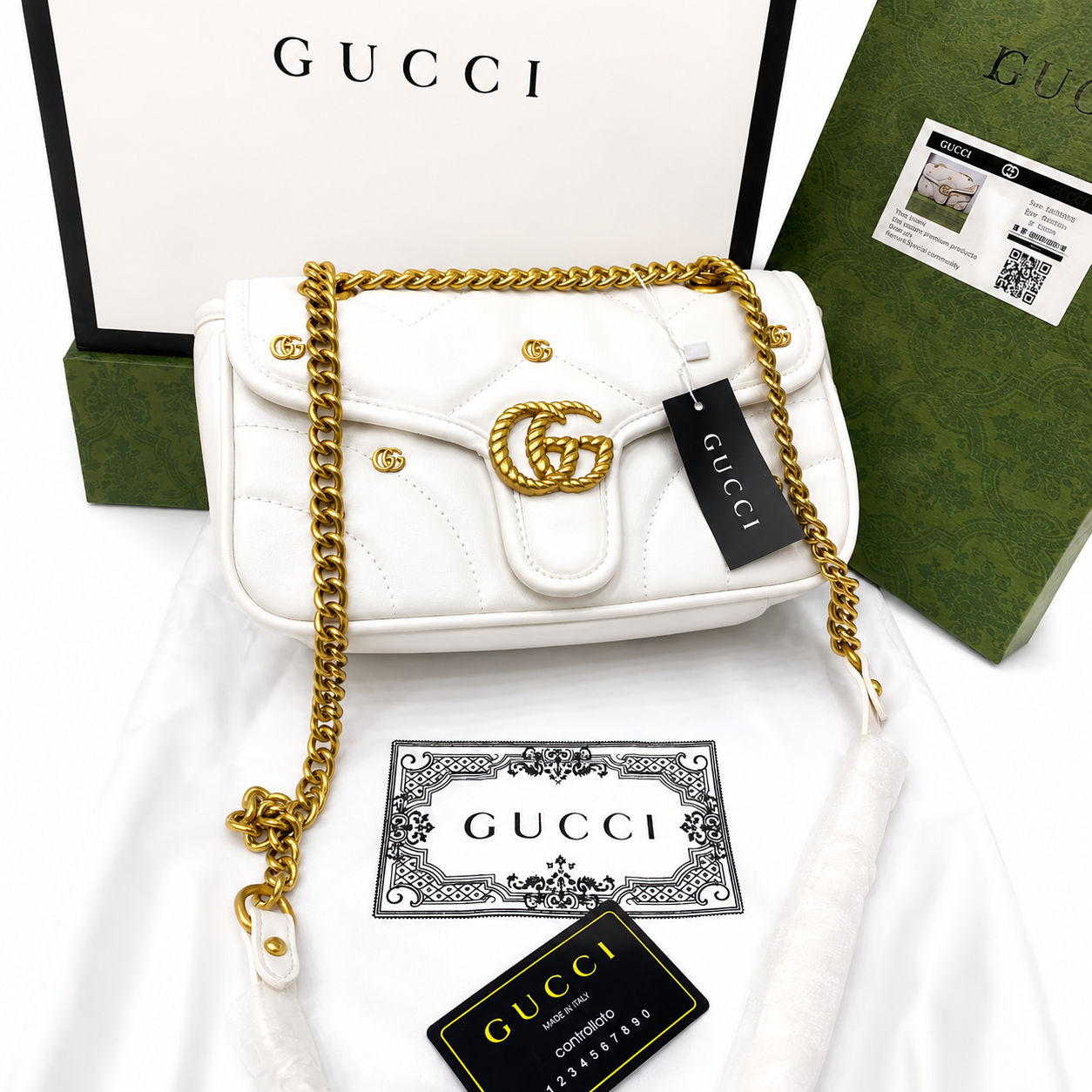 Gucci GG Marmont Matelassé Small Shoulder Bag