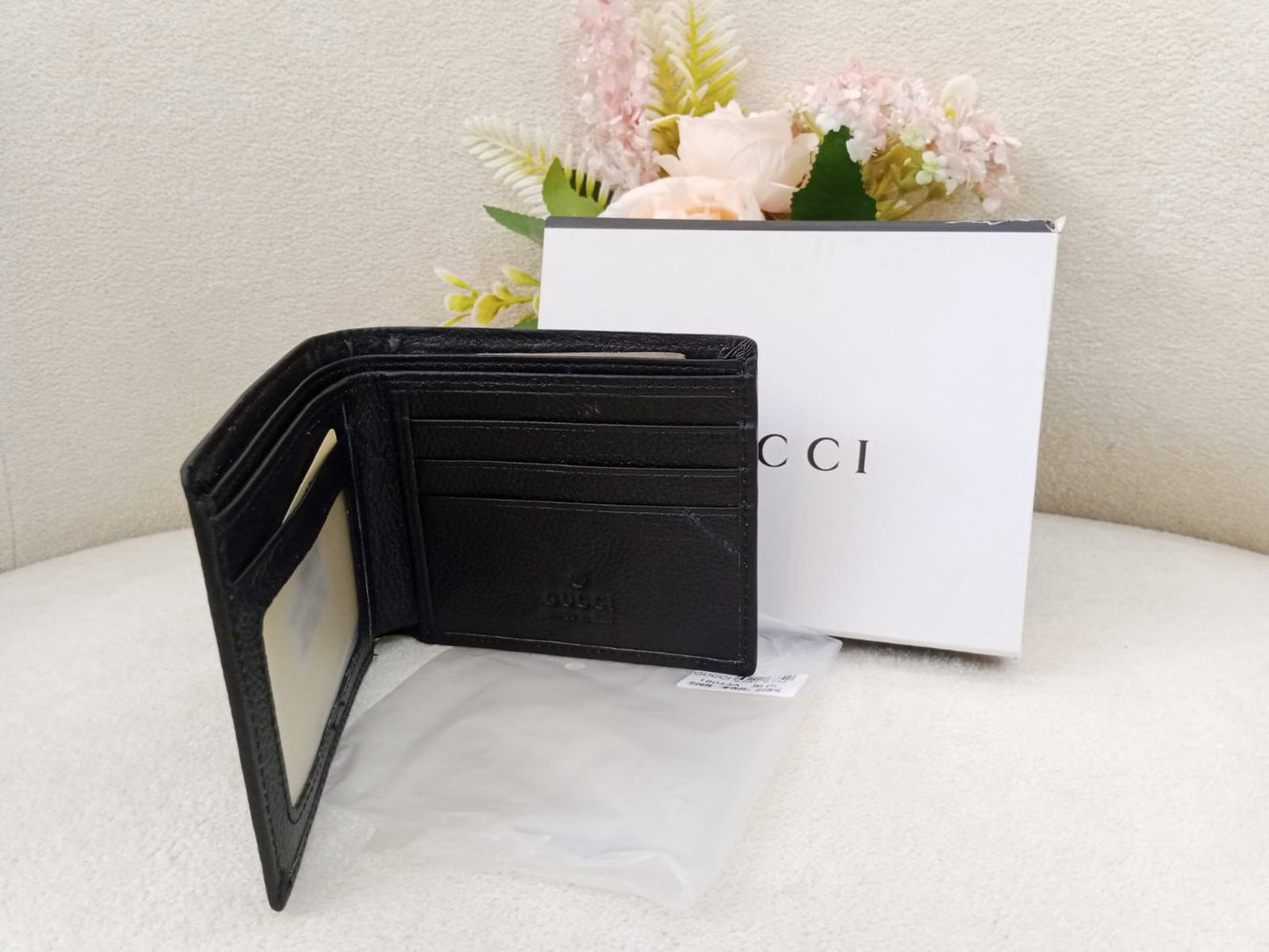 Gucci GG Marmont Premium Leather Bifold Wallet