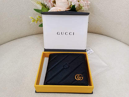 Gucci GG Marmont Premium Leather Bifold Wallet