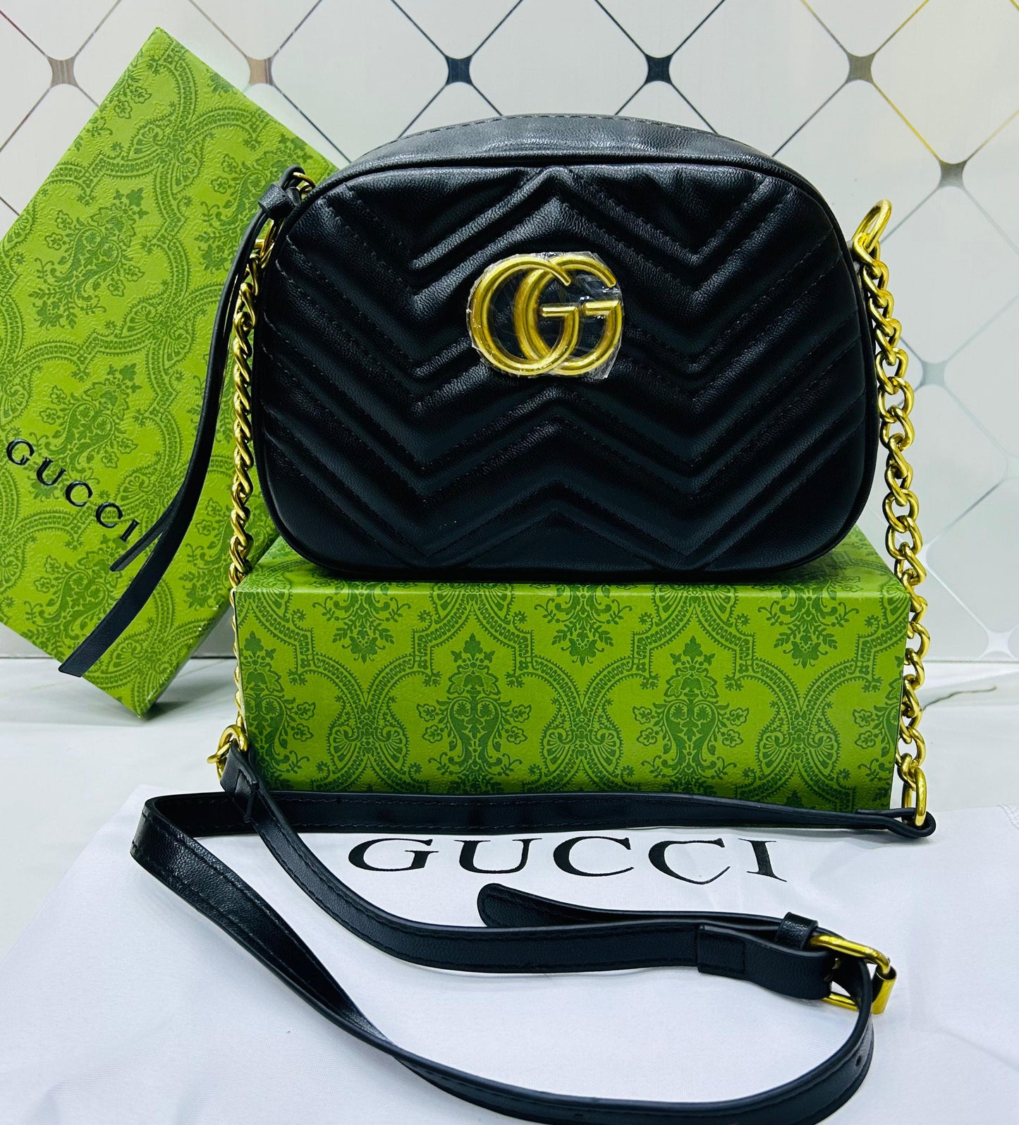 Gucci GG Marmont Quilted Camera Bag