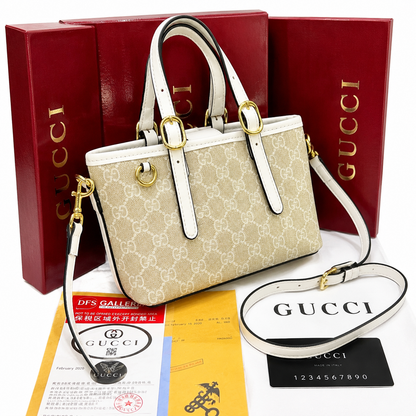 Gucci GG Monogram Mini Tote Crossbody Bag