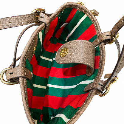 Gucci GG Monogram Mini Tote Crossbody Bag