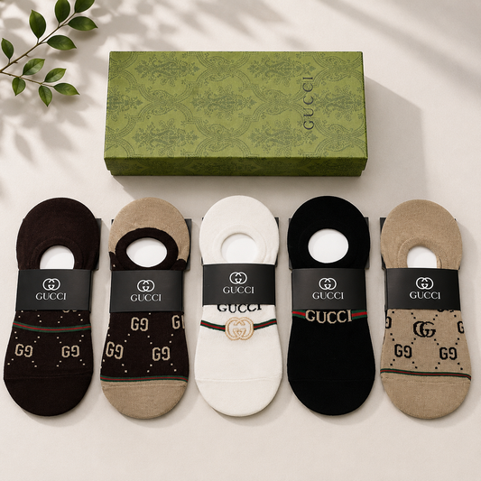 Gucci GG Monogram Premium No-Show Socks