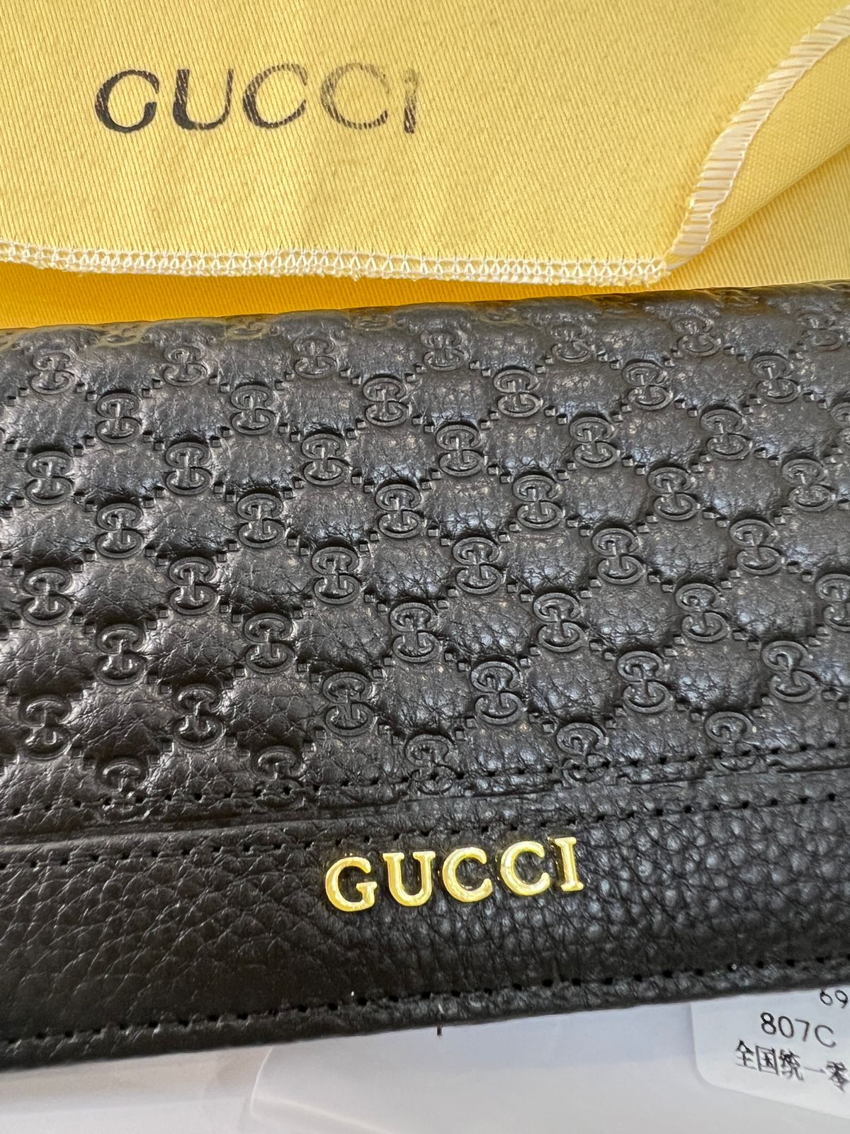 Gu-cci GG Pattern Long Wallet Style