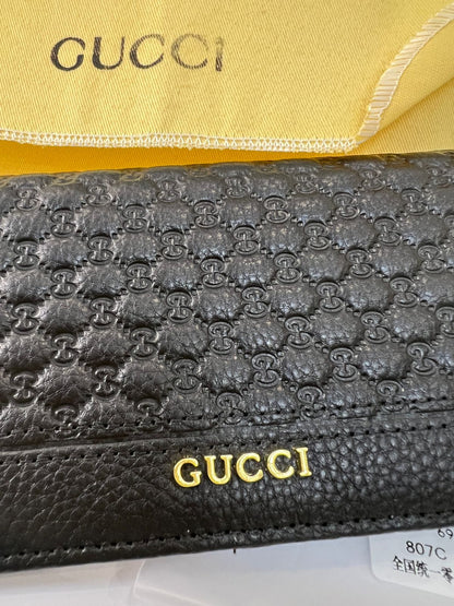 Gu-cci GG Pattern Long Wallet Style