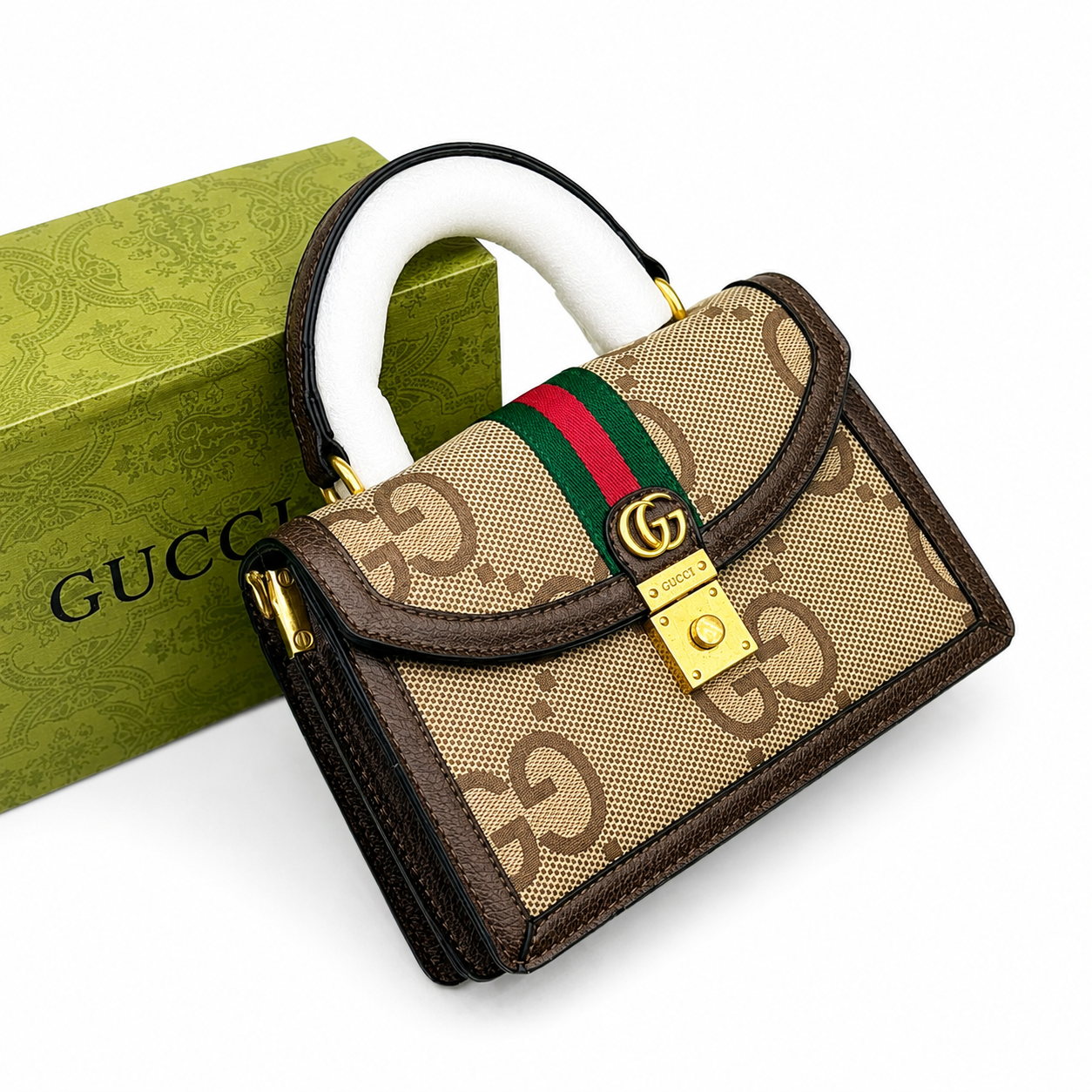 Gucci GG Supreme Mini Top Handle Bag