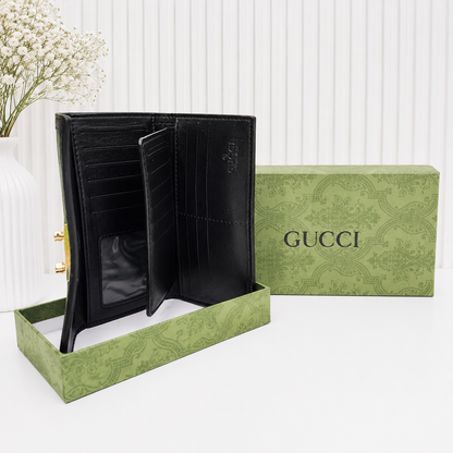 Gucci GG Supreme Padlock Continental Long Wallet