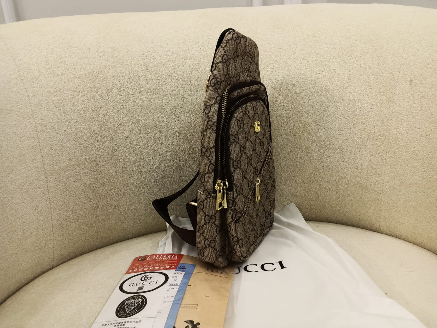 Gucci GG Supreme Canvas Sling Bag