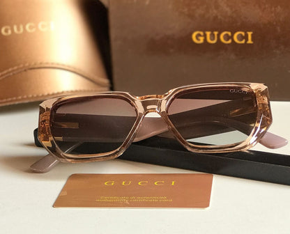 Gucci Geometric Frame Sunglasses