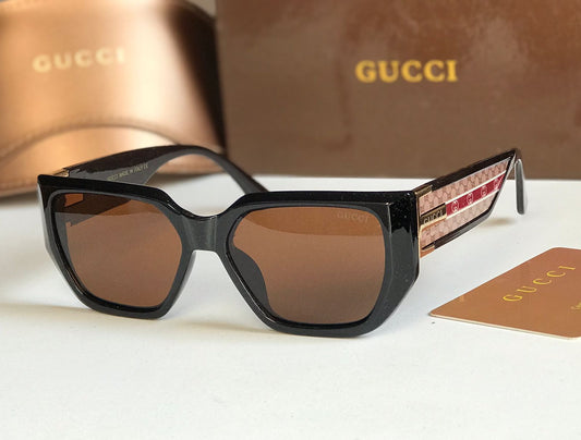 Gucci Geometric Frame Sunglasses