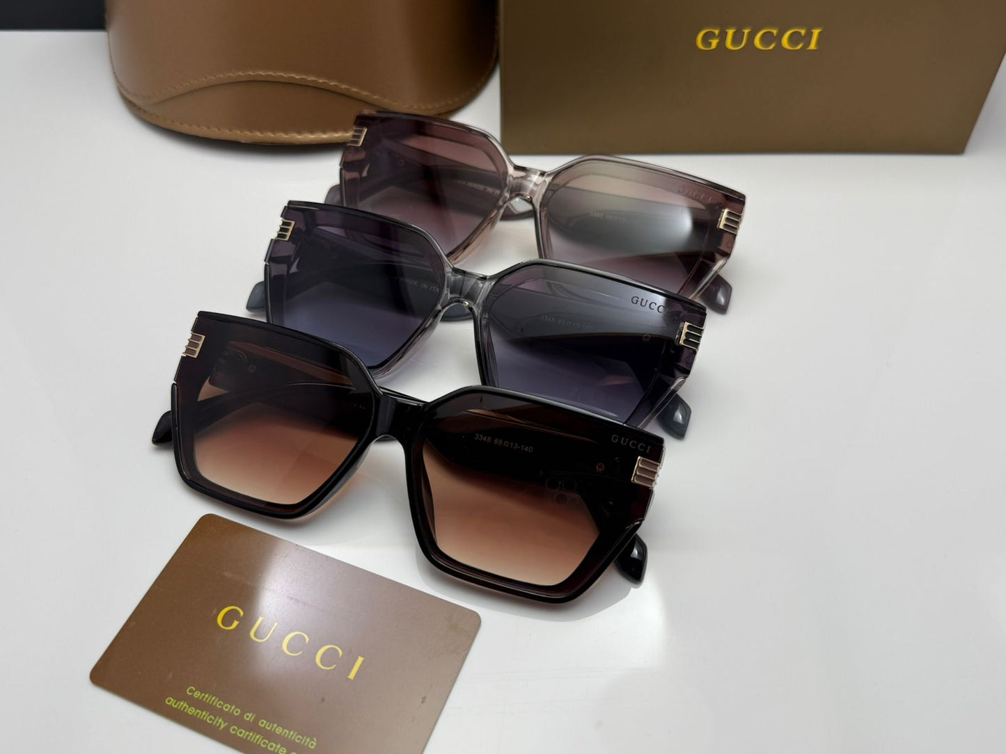 Gucci Luxe Gradient Square Sunglasses