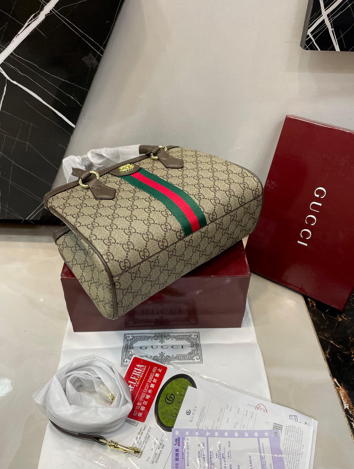 Gucci Ophidia GG Small Tote Bag
