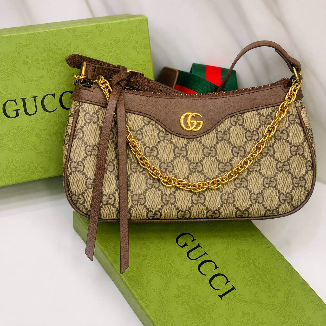 Gucci Ophidia GG Supreme Mini Shoulder Bag