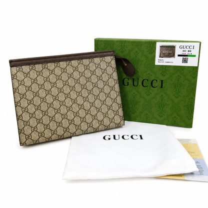 Gucci Ophidia GG Supreme Web Clutch