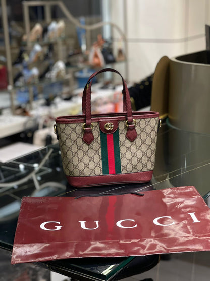 Gucci Ophidia Small Tote Bag - Official Model