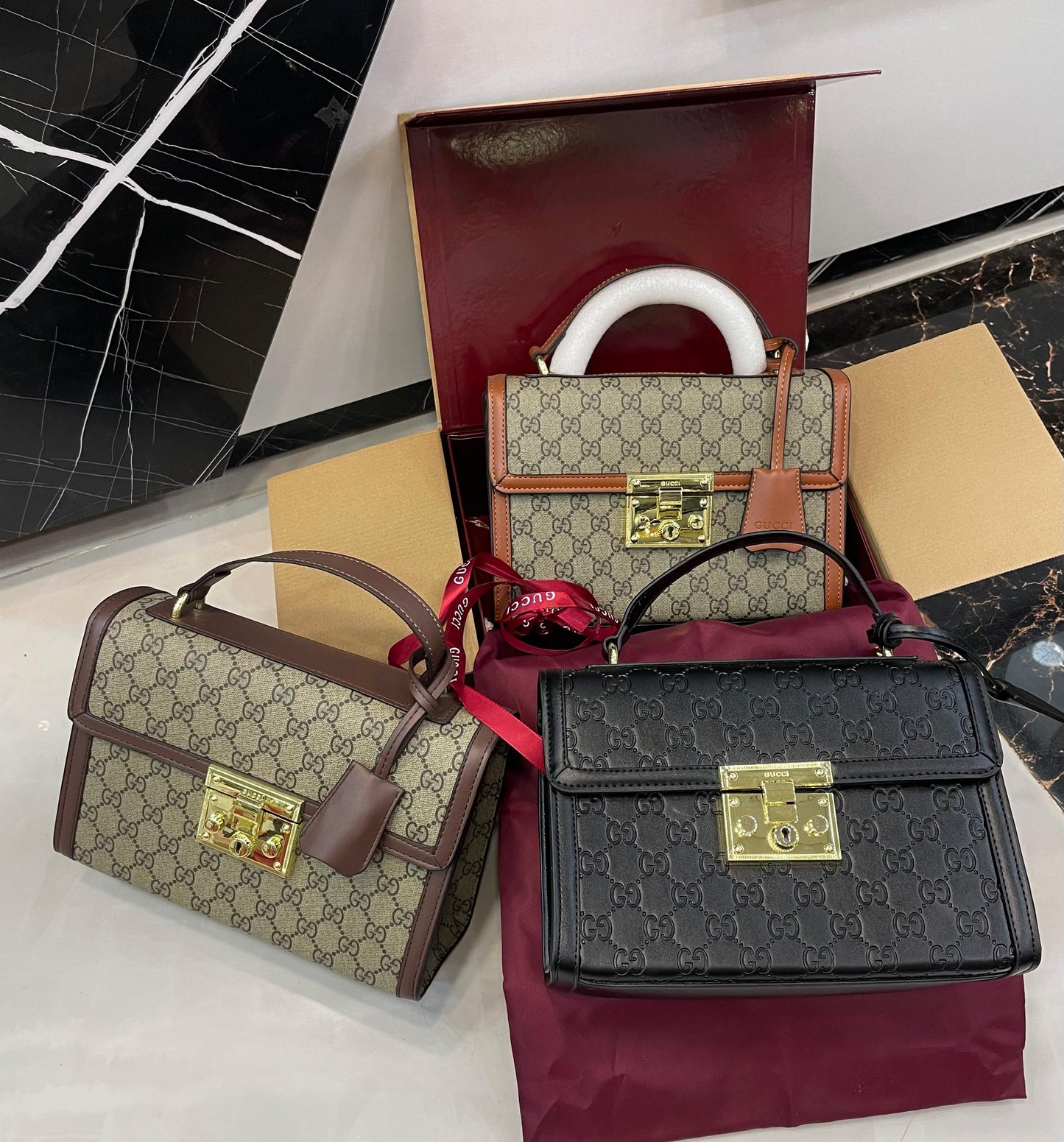 Gucci Padlock Small Top Handle Bag