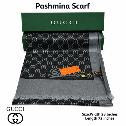 Gucci Signature Luxe Pashmina Shawl