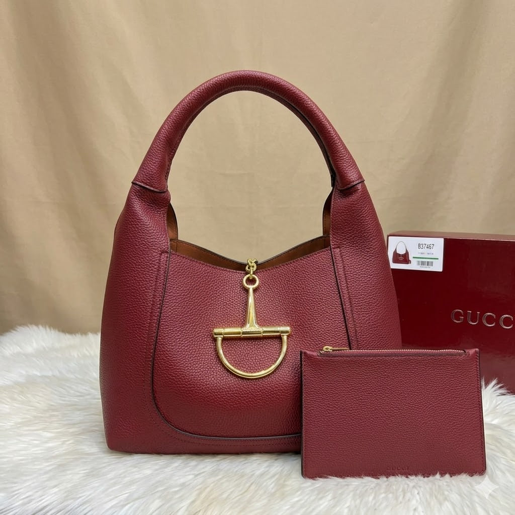 Gu-cci Softbit Maxi Shoulder Bag (Leather)