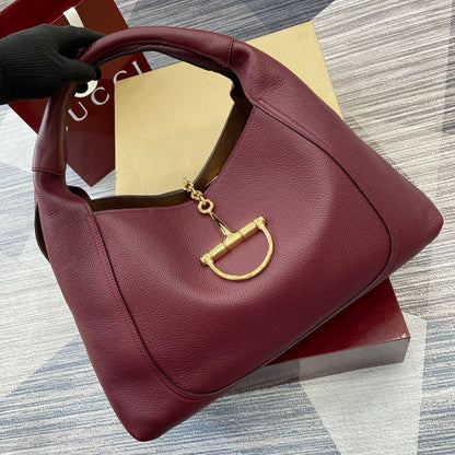 Gu-cci Softbit Maxi Shoulder Bag (Leather)