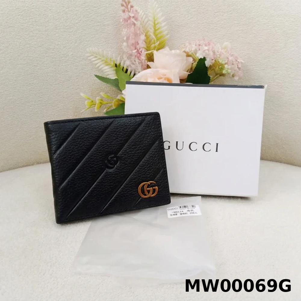 Gucci GG Marmont Premium Leather Bifold Wallet