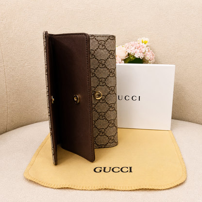 Gucci GG Marmont Supreme Continental Wallet