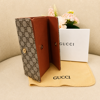 Gucci GG Marmont Supreme Continental Wallet