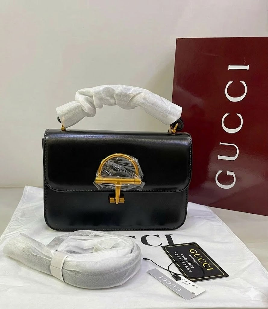 Gu-cci Horsebit Top-Handle Mini Bag