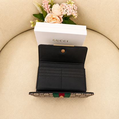 Gucci Ophidia GG Supreme Continental Wallet