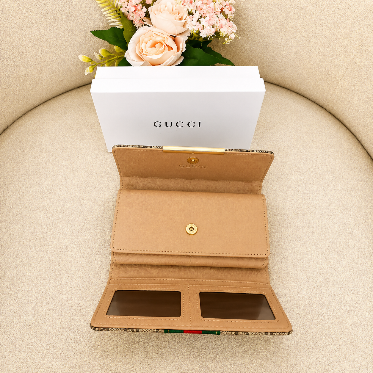 Gucci Ophidia GG Supreme Continental Wallet