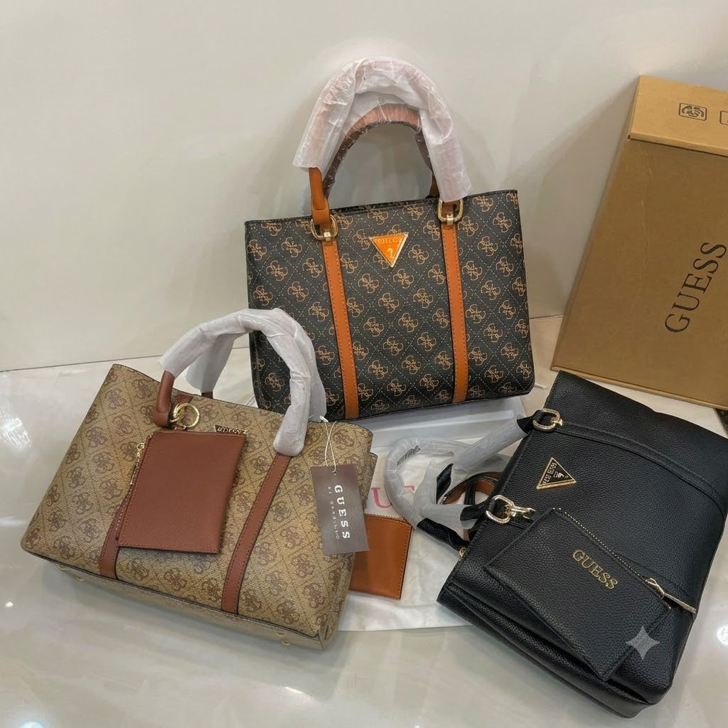 Guess Monogram Tote Shoulder Bag Collection