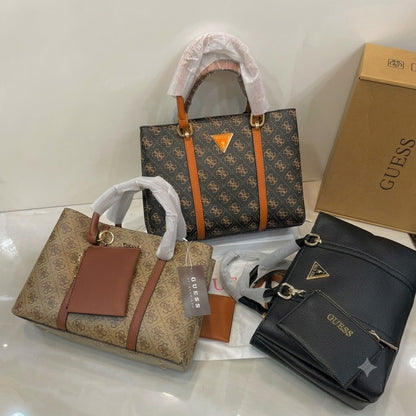Guess Monogram Tote Shoulder Bag Collection