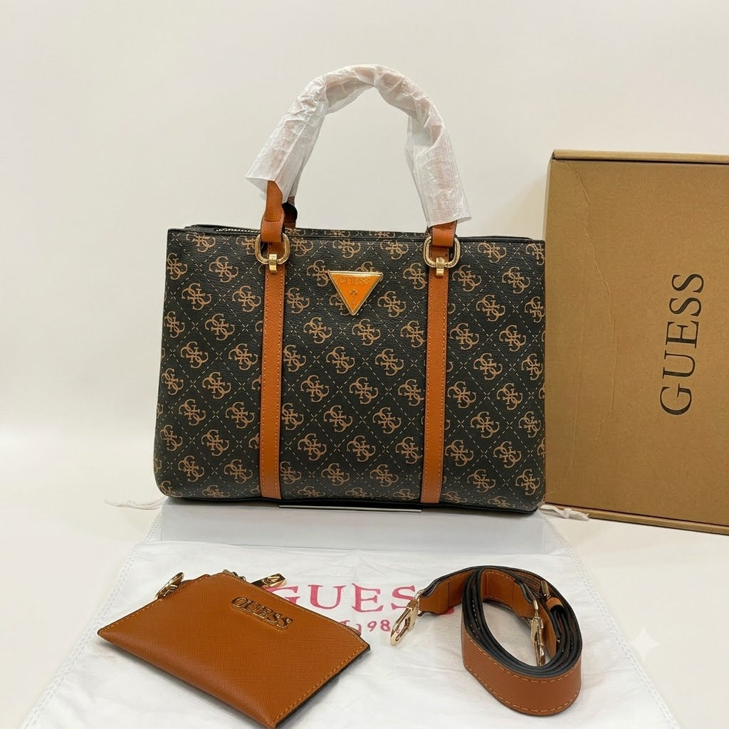 Guess Monogram Tote Shoulder Bag Collection