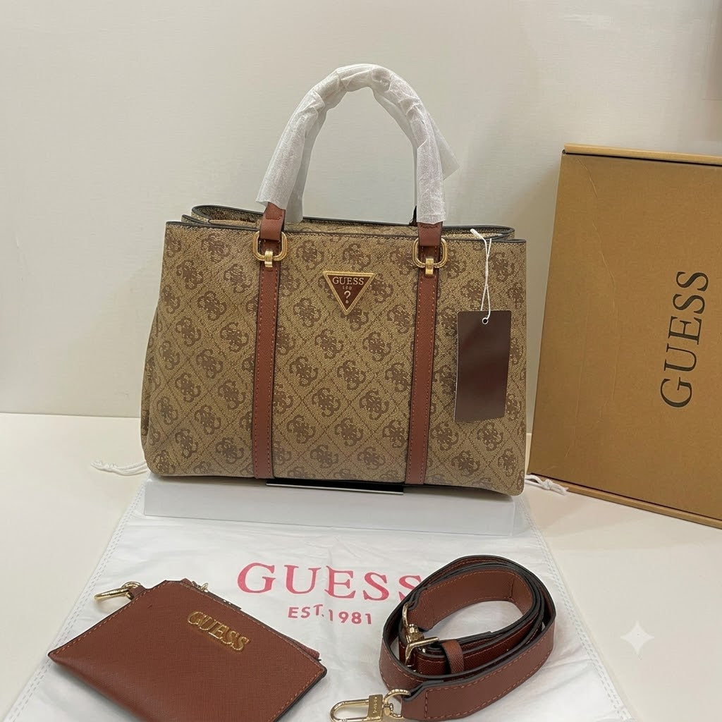 Guess Monogram Tote Shoulder Bag Collection