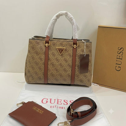 Guess Monogram Tote Shoulder Bag Collection
