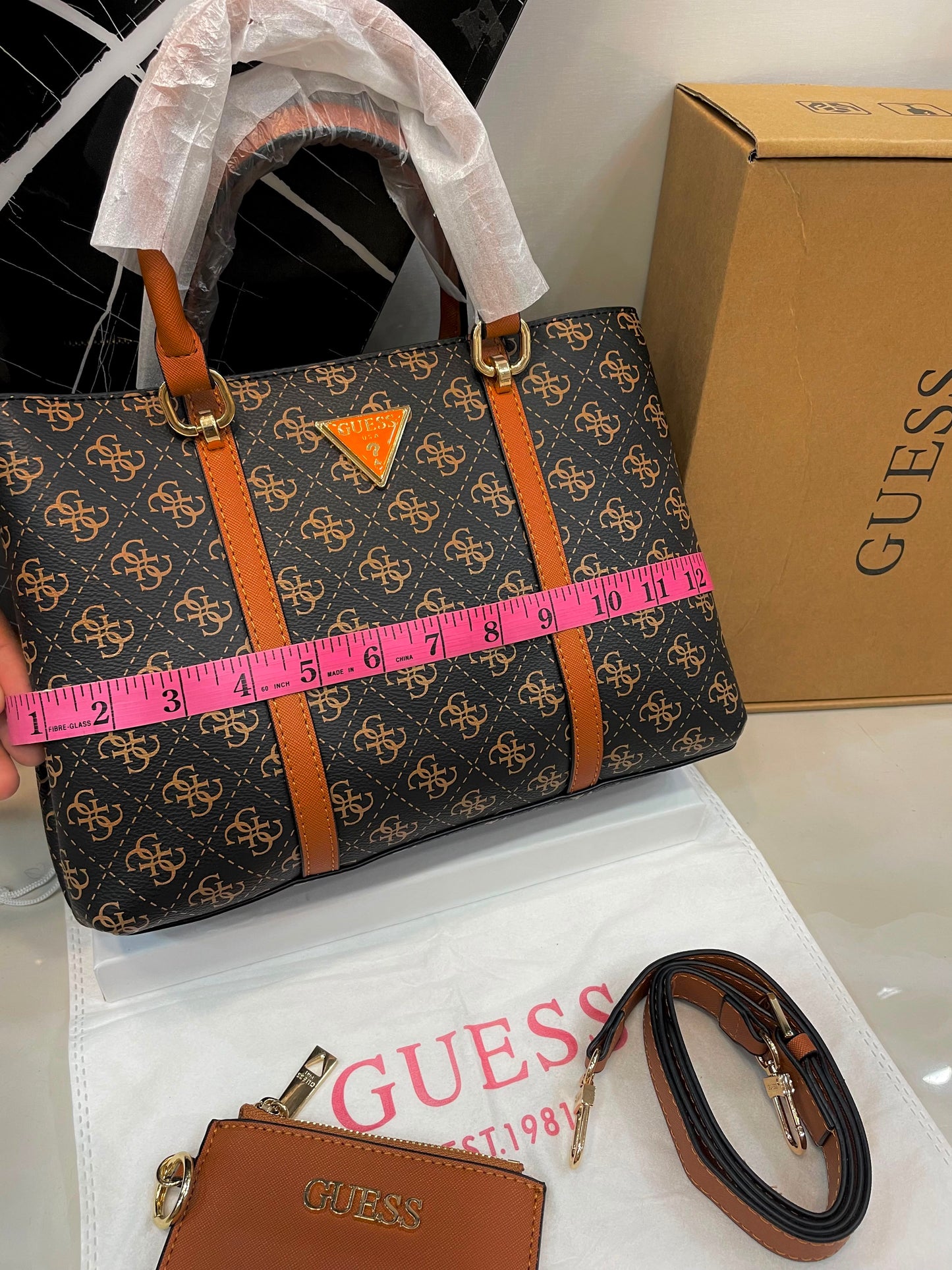 Guess Monogram Tote Shoulder Bag Collection