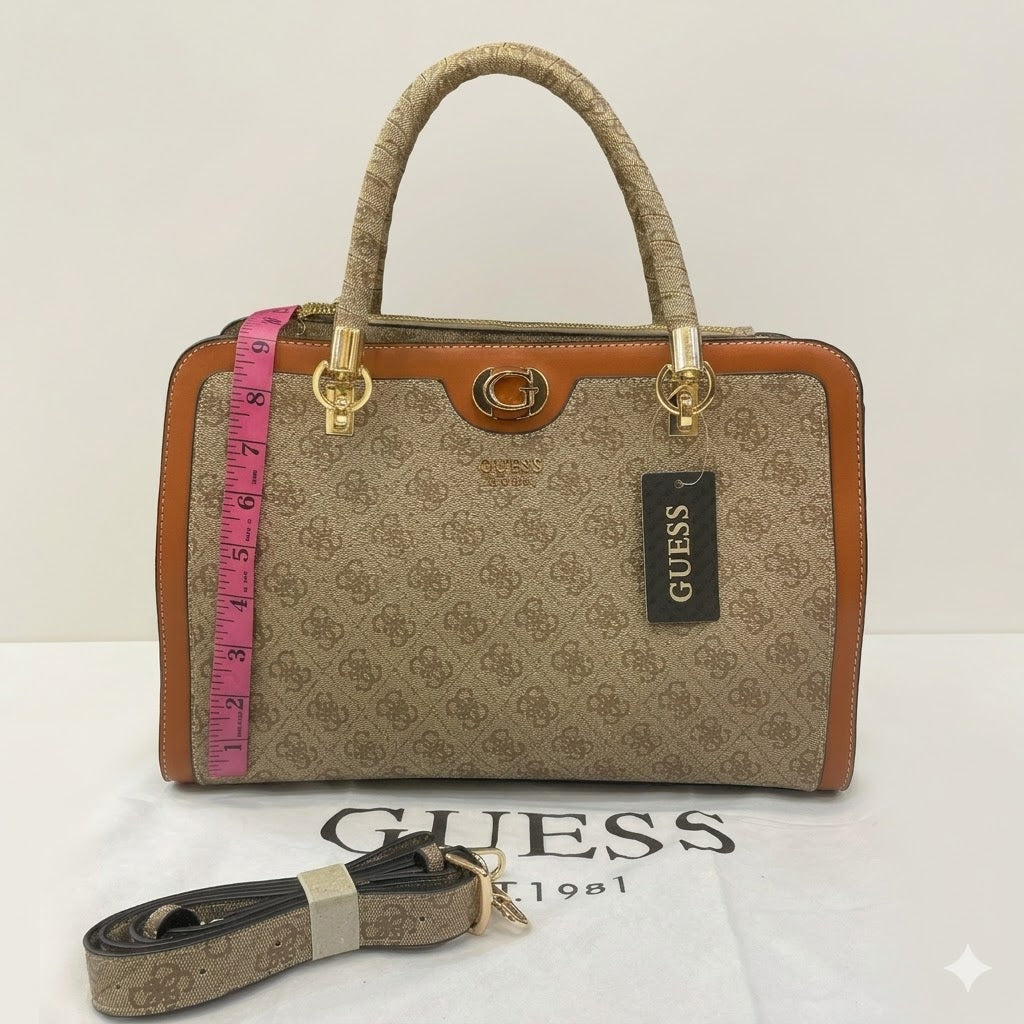 Guess Orlina Logo Satchel Bag