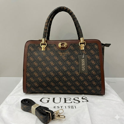 Guess Orlina Logo Satchel Bag