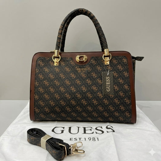 Guess Orlina Logo Satchel Bag