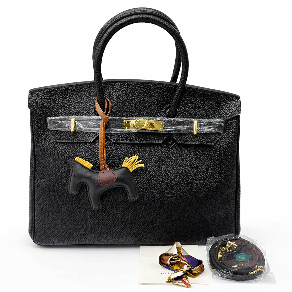 Hermès Birkin Leather Tote Bag Official Model # BK35