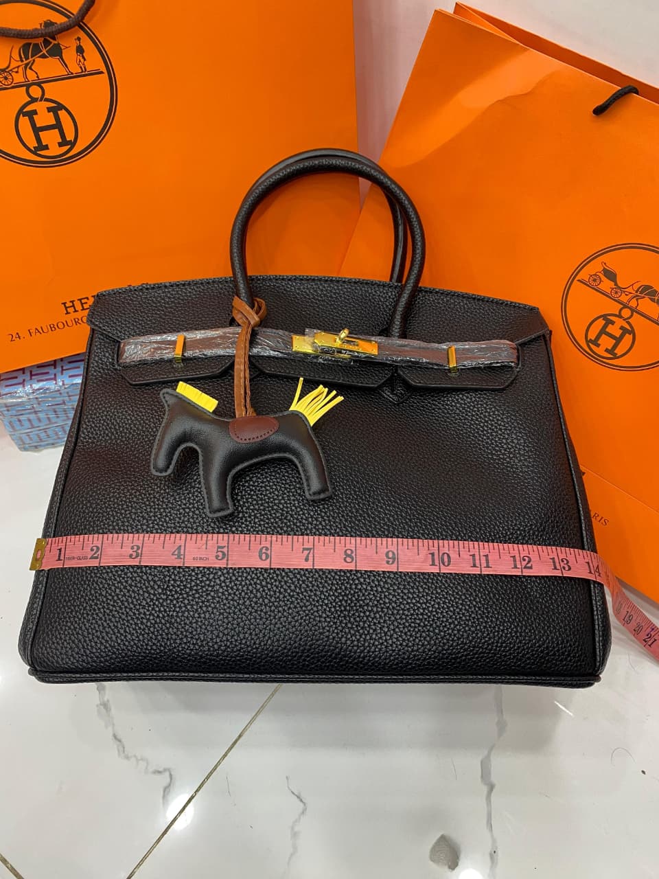 Hermès Birkin Leather Tote Bag Official Model # BK35
