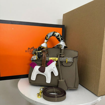 Hermès Birkin Mini Bag with Twilly & Rodeo Charm