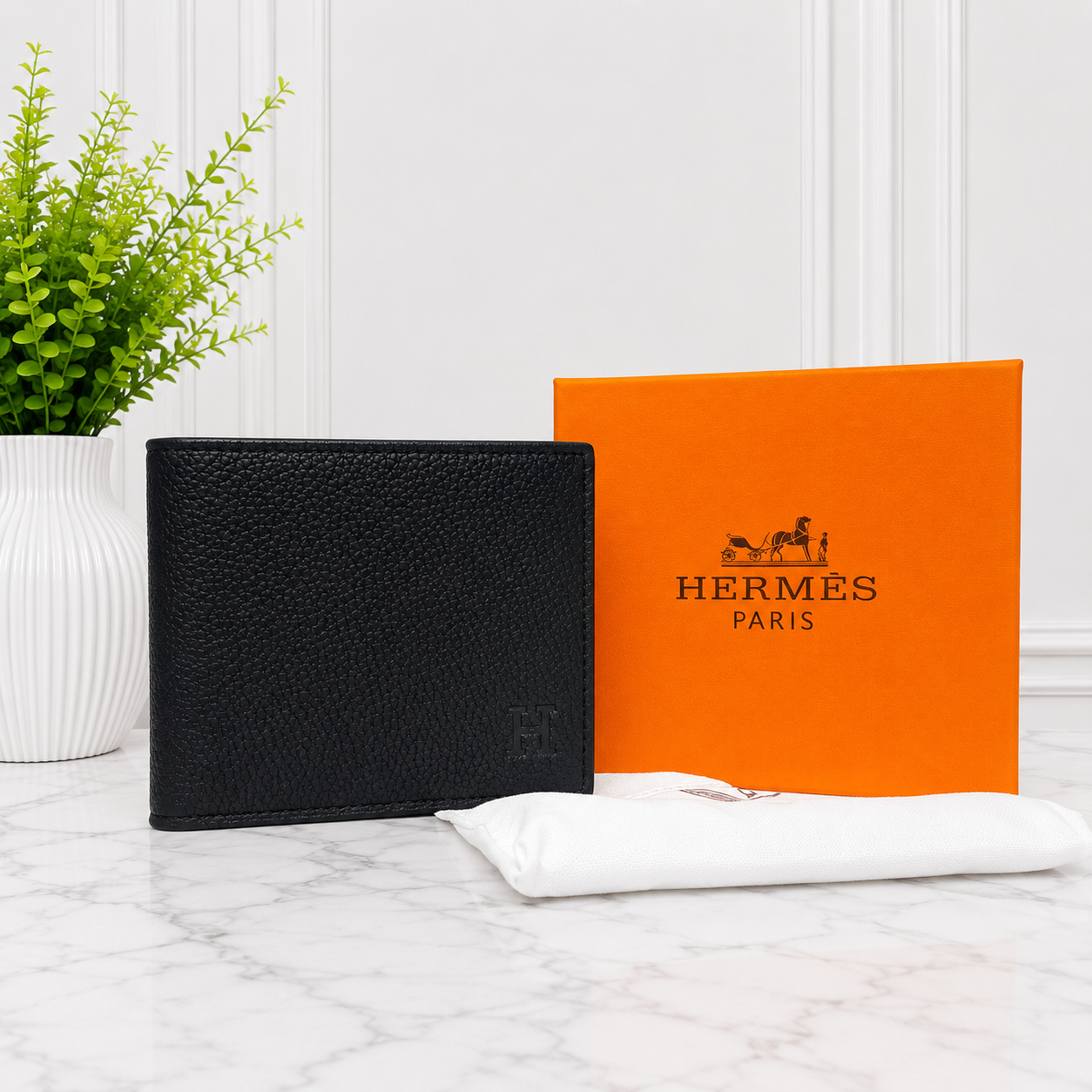 Hermès Classic Grain Leather Bifold Wallet