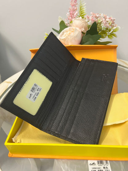 Hermès H Monogram Embossed Long Wallet Style