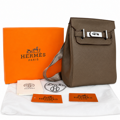 Hermès Herbag Zip Backpack
