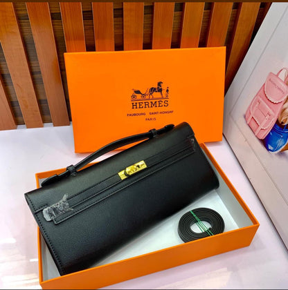 Hermès Kelly Cut Clutch Bag (Epsom Leather Style)