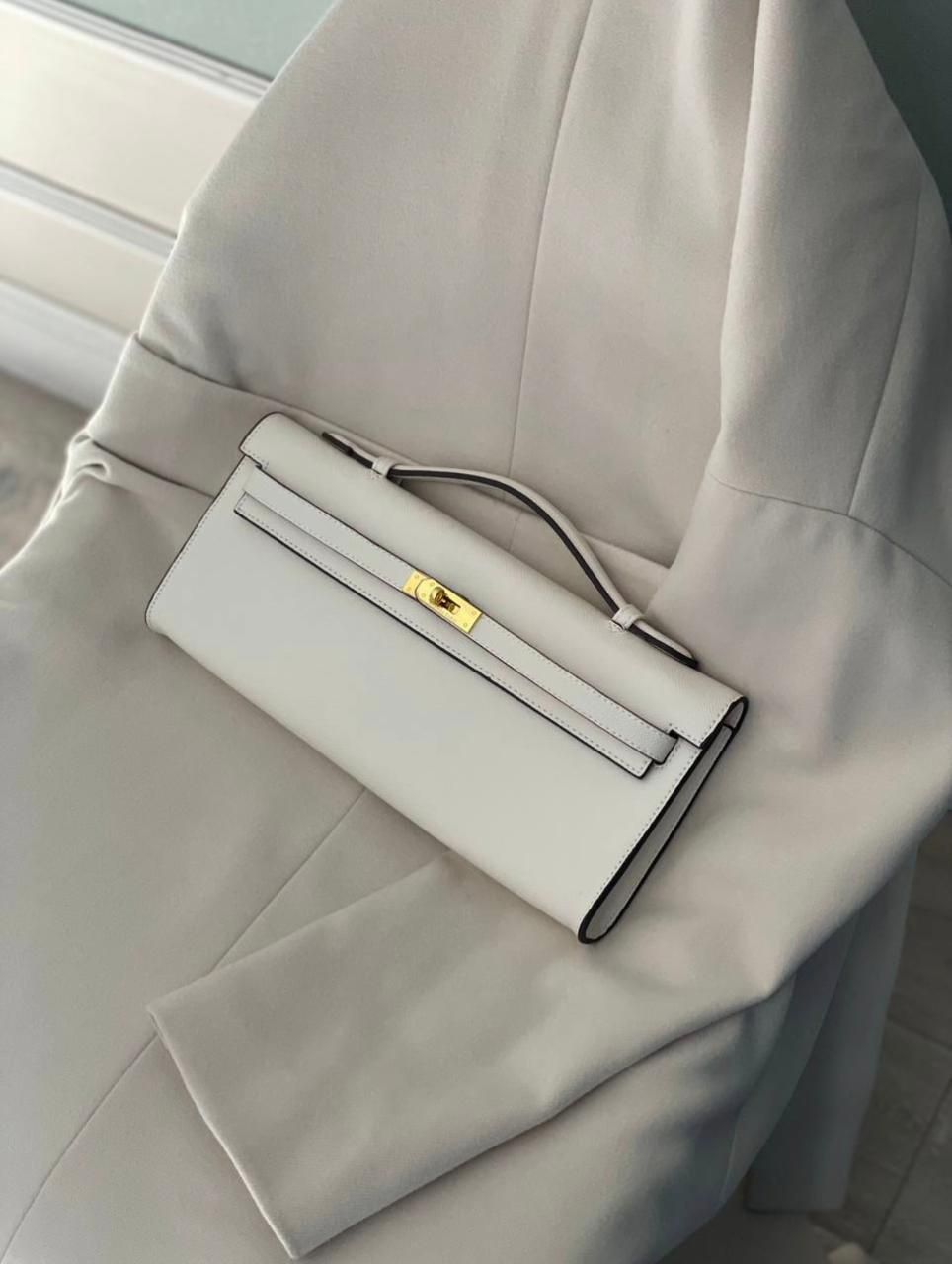 Hermès Kelly Cut Clutch Bag (Epsom Leather Style)